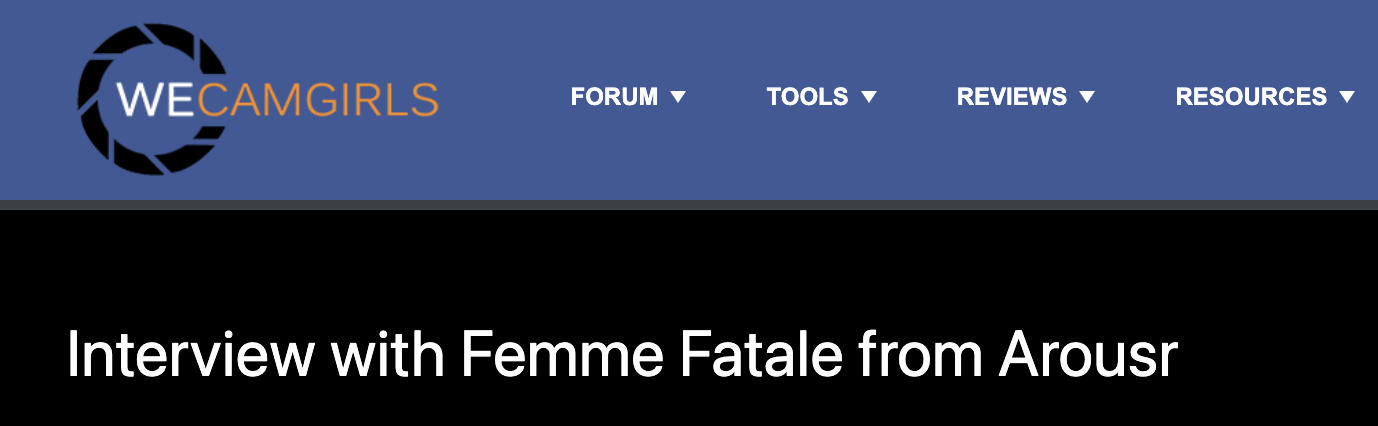 Interview with femme fatale