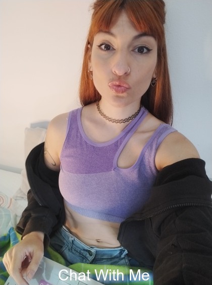 Me encanta como me queda el purpuraaaa