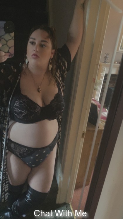 Me in the mirror modelling my bra and pants x