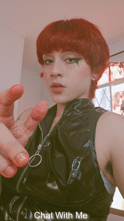 LATEX SUIT RED HAIR, THATS ME, MISTRESS RED, FULL OF CREATIVITY AND SENSE OF GREAT FETISH!