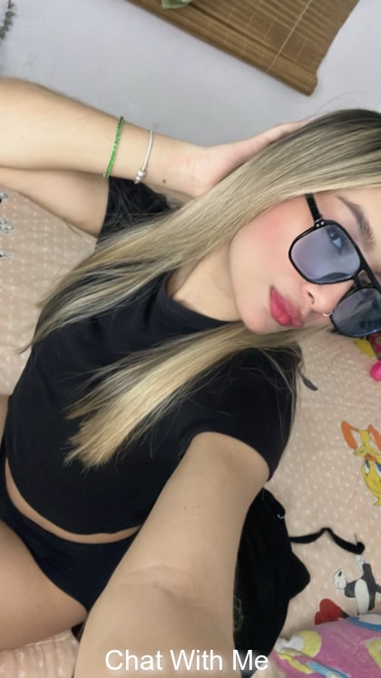 Do you like my blue glasses Can I look you straight in the eyes over them.  