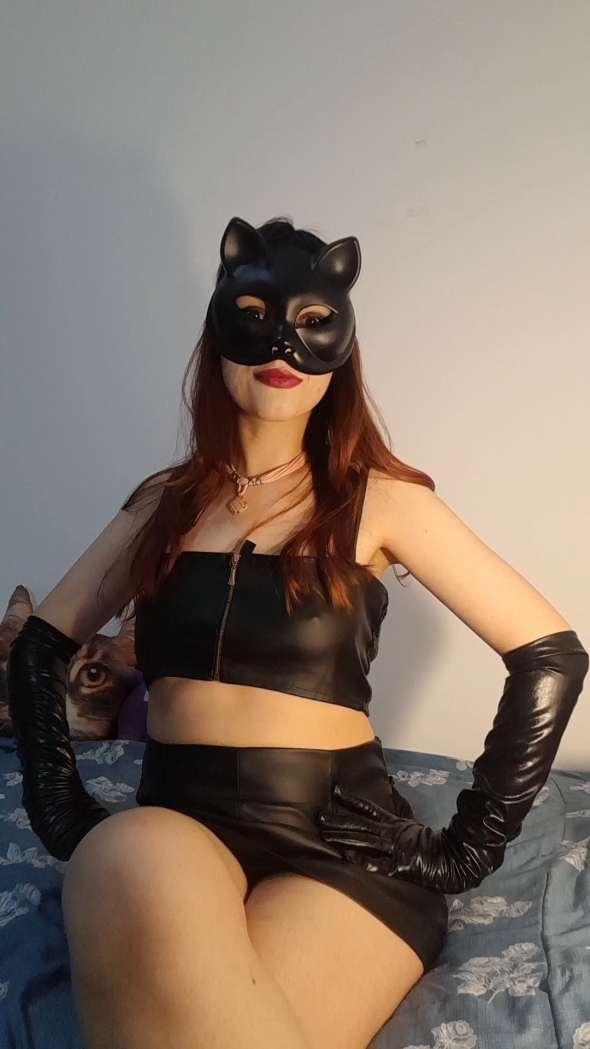 Me wearing leather