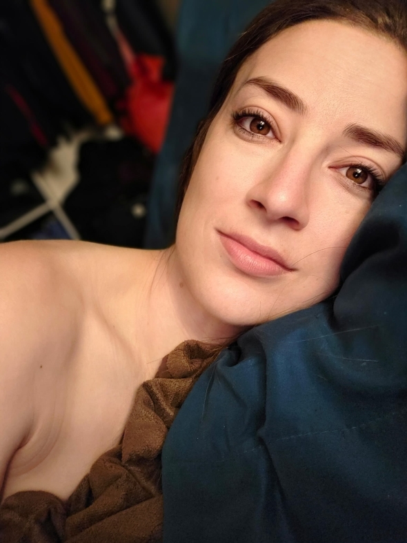 getting nice and comfy 