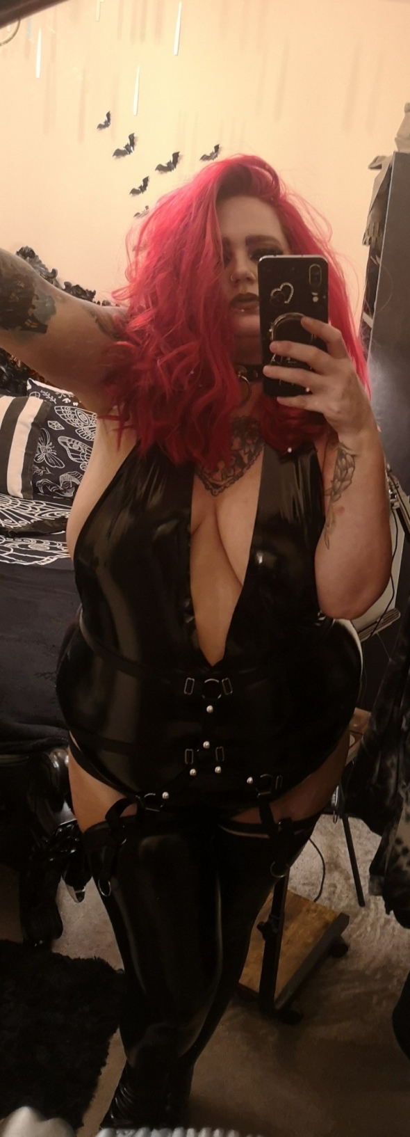 Pvc goddess in need of your worship