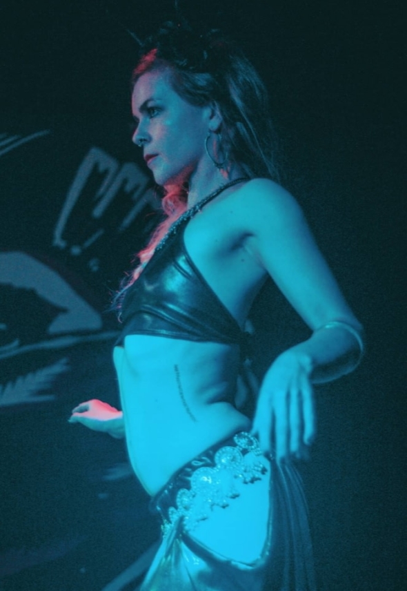 my darker side coming out on stage