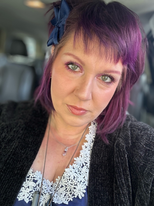 Quick shot of my face and eyes in the sunlight. Imagine them looking up at you
