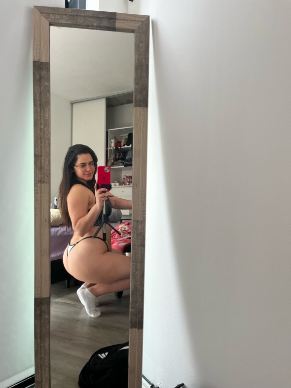 I have to study. But im really horny today. Do you want to come and study in the bed with me