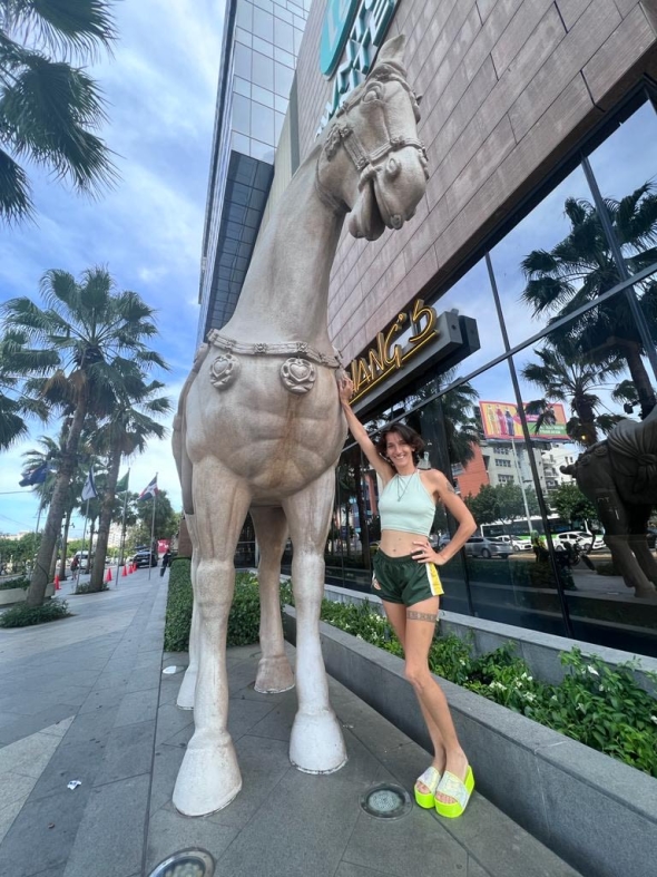 Just hanging around Santo Domingo with my best friend