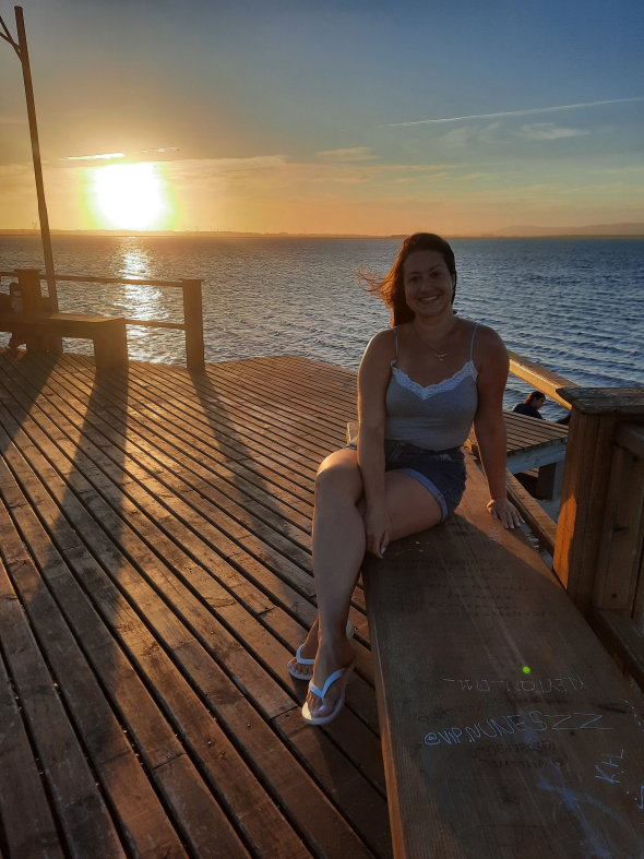 Sunny afternoon on the pier
