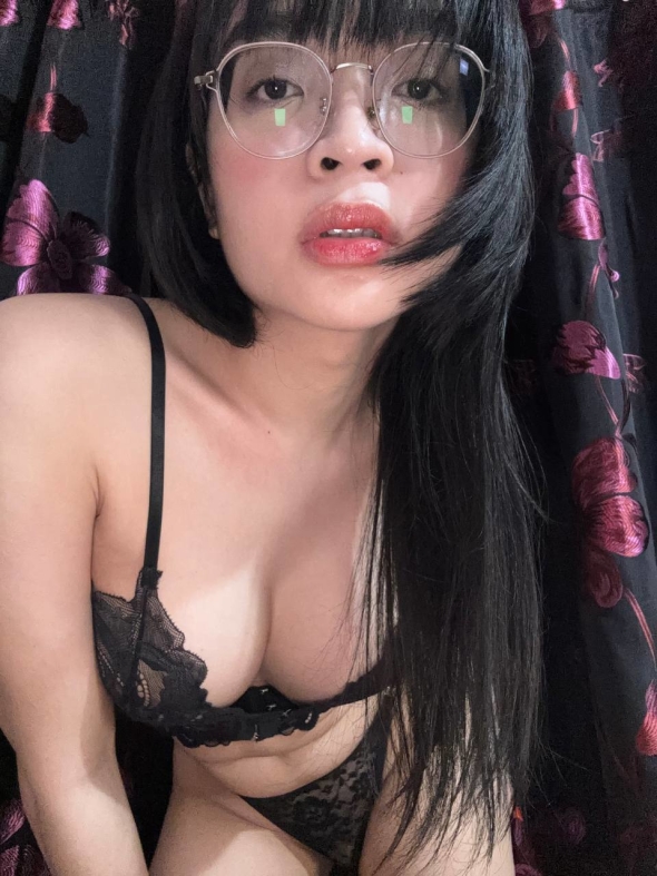 Just feeling cute wearing this lingerie. Do you like it baby?