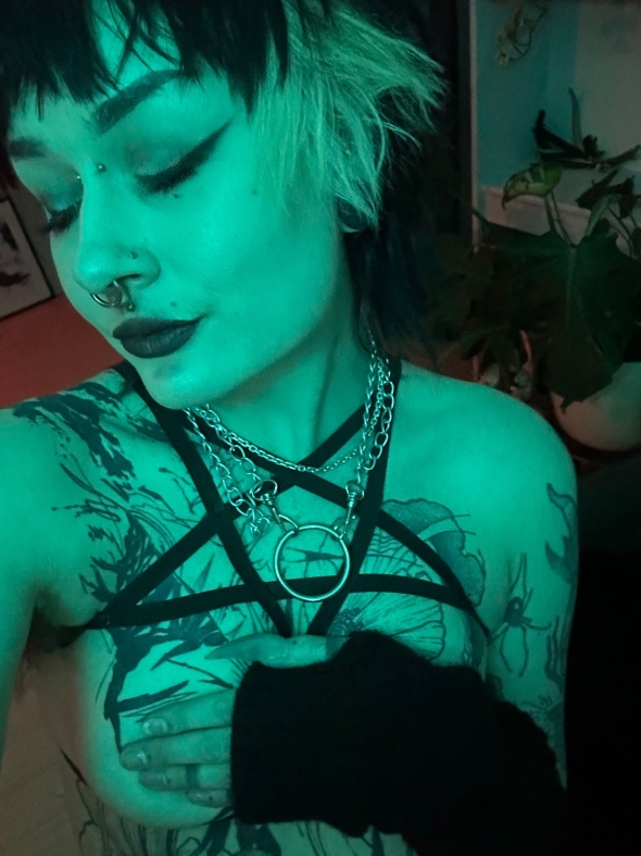 I won't sacrifice you to satan but I'll worship at the altar of your cock
