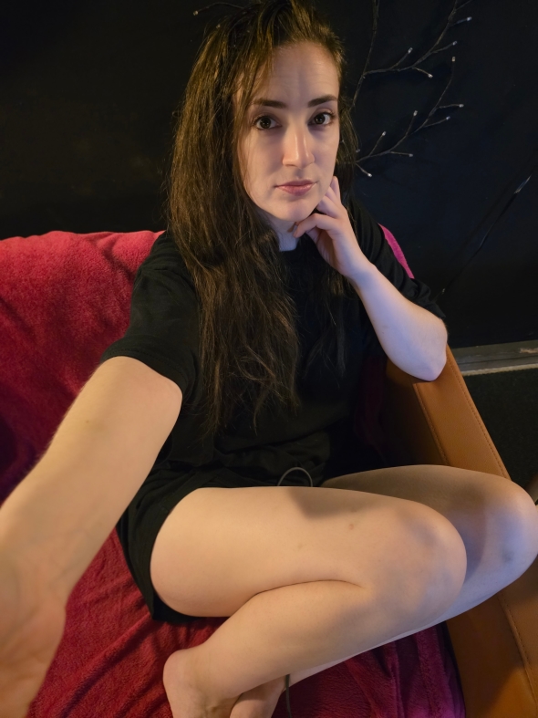 just being comfy cozy on the couch