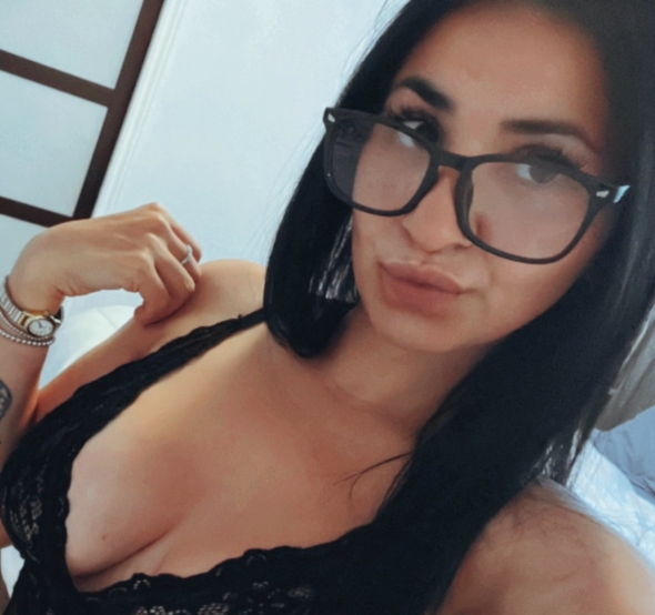 Only showing you a glimpse the full view of me in this sexy little lace lingerie is in my exclusive content xox