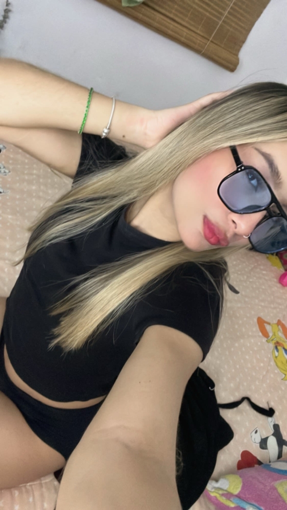 Do you like my blue glasses Can I look you straight in the eyes over them.  