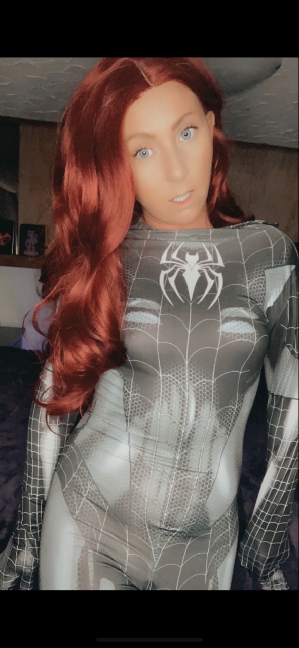 Ill use my webs and wrap it around your cock 