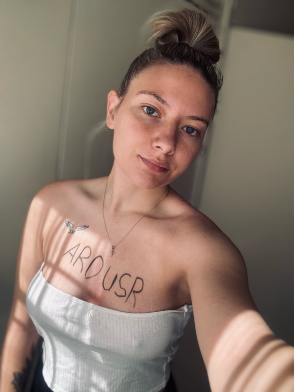 I like writing names on my body do you want yours there to