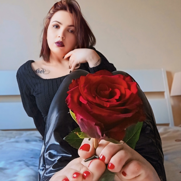 Silent steps but full of meaning Each petal a seduction  Sensuality EroticArt